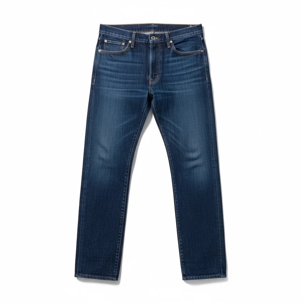 Levi's 513 Men's Straight Fit Dark Blue Jeans